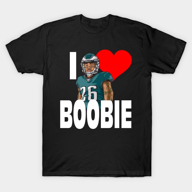 I <3 Boobie T-Shirt by Tailgate Team Tees